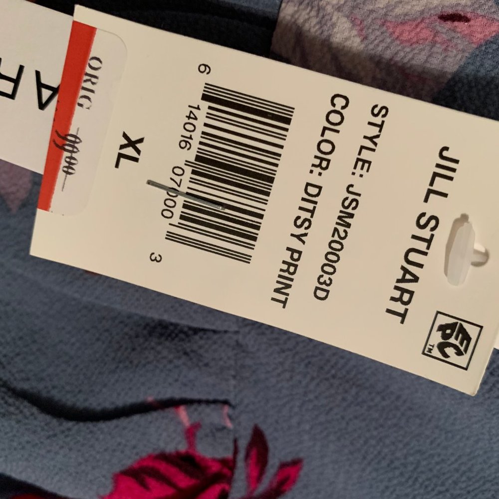 NEW JILL STUART FLORAL RUFFLE BLOUSE - Picture 2 of 4